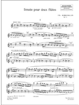 Sonate op. 75 - Charles Koechlin - Partition - Flûte traversière
